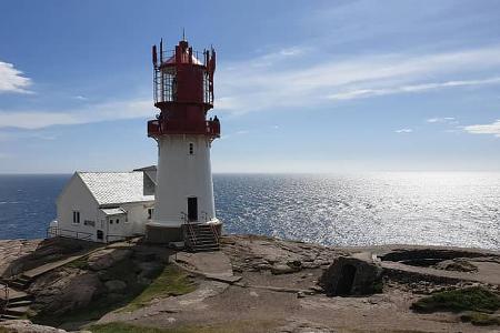 Leuchtturm, Norwegen, Camping, Frankia Neo, Wohnmobil