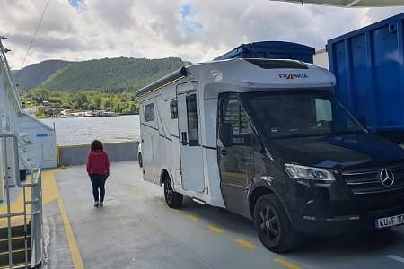 Fähre, Norwegen, Camping, Frankia Neo, Wohnmobil