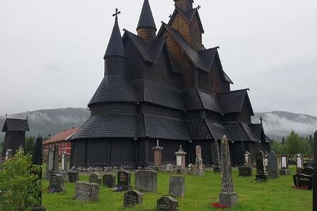 Kirche, Norwegen, Camping, Frankia Neo, Wohnmobil