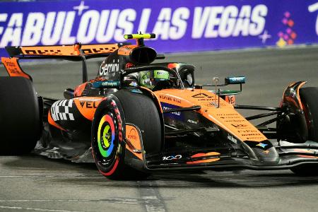 Norris mit Problemen zum Auftakt in Las Vegas