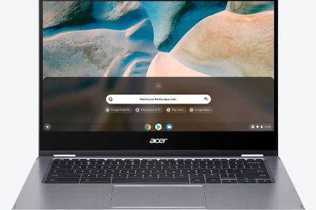 Chromebooks – hier das Modell Acer 514 – sind relativ günstig in der Anschaffung. Das liegt auch daran, dass sie ohne leistungsstarke und damit kostspielige Hardware auskommen.