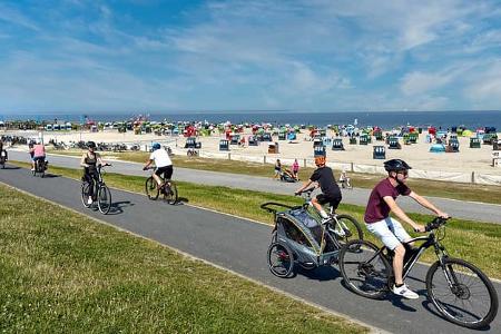 Fahrrad, Nordsee, Camping, Urlaub