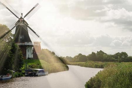 Mühle, Nordsee, Camping, Urlaub