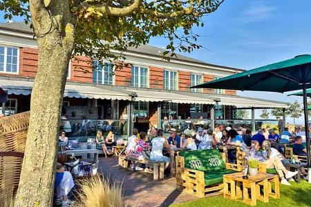 Biergarten, Nordsee, Camping, Urlaub