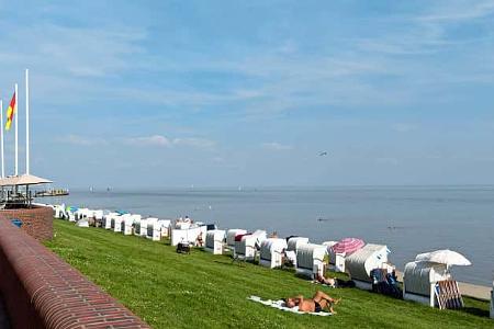 Strandkörbe, Nordsee, Camping, Urlaub