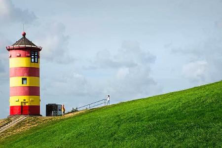 Leuchtturm, Nordsee, Camping, Urlaub