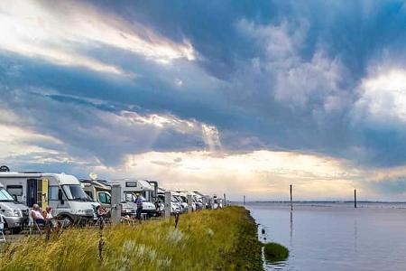 Wohnmobile, Nordsee, Camping, Urlaub