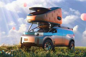 Fiat, Dolce Camper, Konzept, Dachzelt