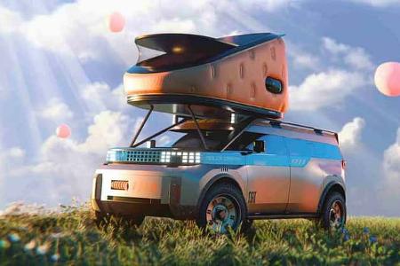 Fiat, Dolce Camper, Konzept, Dachzelt