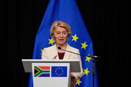 EU-Kommissionspräsidentin Ursula von der Leyen preist Fairness und Verlässlichkeit der Europäischen Union im Umgang mit ihren Partnern an. 