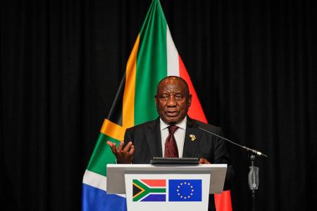 Cyril Ramaphosa, Präsident von Südafrika, wirbt bei den Kollegen aus reichen Industrie- und Schwellenländern dafür, die Welt gerechter zu gestalten.