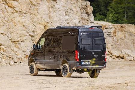 Rückansicht Clever, Clever Aventuro 600, Offroad, Camping
