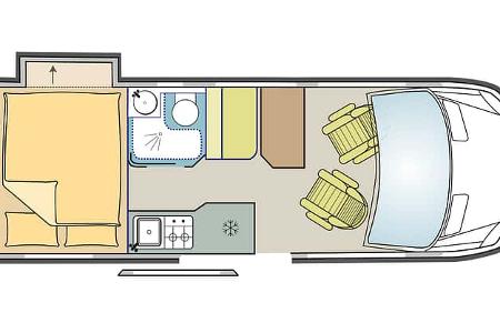 Grundriss Clever, Clever Aventuro 600, Offroad, Camping