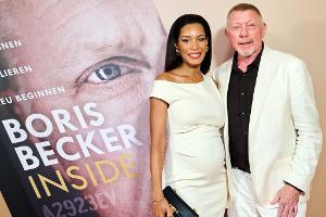 Boris Becker mit seiner Frau Lilian de Carvalho Monteiro bei der Vorstellung seines Buches. Die beiden sind nun Eltern ihres ersten gemeinsamen Kindes geworden. (Archivbild)