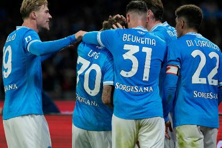 Italien: Neapel springt an die Tabellenspitze