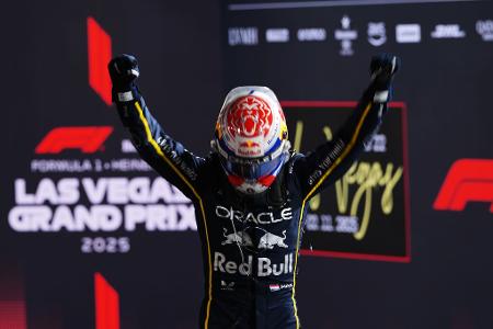 Max Verstappen siegt in Las Vegas – der Weltmeister jubelt erneut