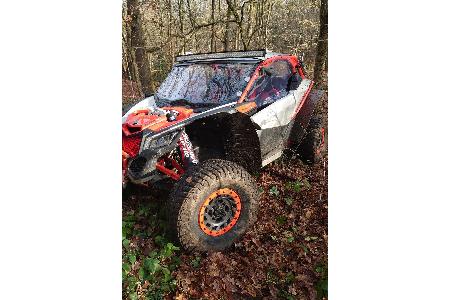 Den Fahrer des Buggys stoppten Polizisten.