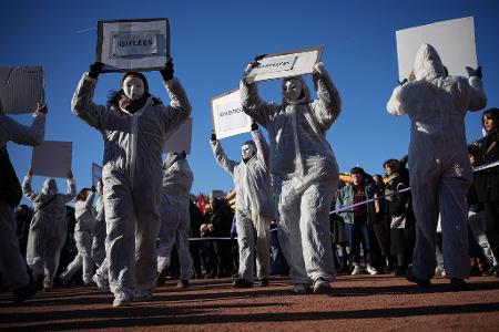 Am Internationalen Tag zur Beseitigung von Gewalt gegen Frauen gibt es stets Protestaktionen.