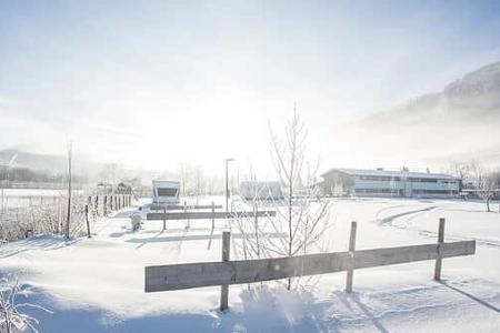 Alpsee Camping, Stellplatz, Winter, Schnee