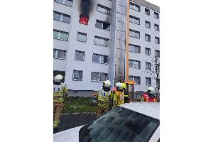 © Feuerwehr Dresden
Der Brand ist bei Ankunft der Einsatzkräfte bereits weit fortgeschritten.