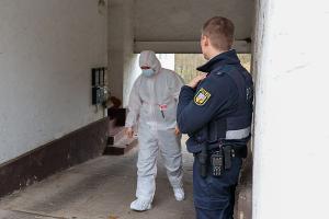 Die Spurensicherung war vor Ort im Einsatz.