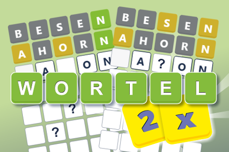 Wortel 2x: Errate zwei Wörter gleichzeitig