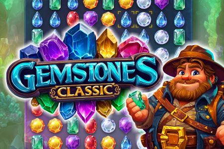 Gemstones Classic: Kombiniere Kristalle zu Dreierreihen