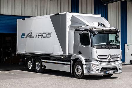 06/2021, Mercedes eActros Elektro-Lkw