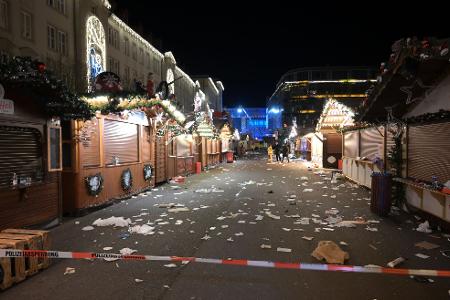 Der Todesfahrer fuhr mit bis zu 48 Kilometern pro Stunde über den Weihnachtsmarkt. (Archivbild)