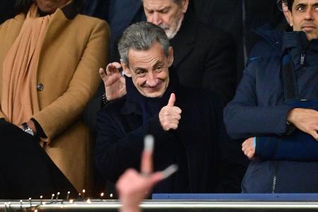 Nach erneuter Verurteilung: Nicolas Sarkozy bei Champions-League-Spiel