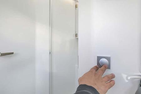 VW Grand California, Lichtschalter, Bad