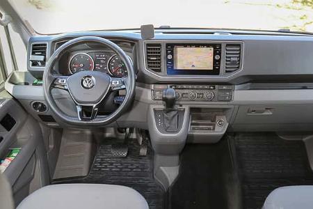 VW Grand California, Motor, geöffnete Motorhaube 