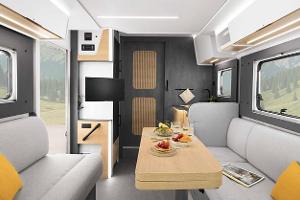 Teilintegreirt, Ahorn Camp T640, Innenaufnahme