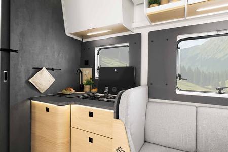 Teilintegreirt, Ahorn Camp T640, Innenaufnahme