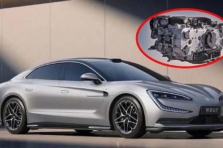 BYD Yangwang U7 mit Boxermotor als Range Extender
