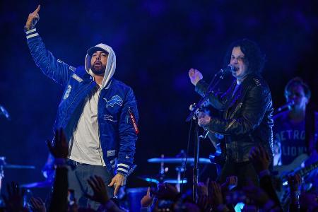 Mit Stargast Eminem: Jack White rockt NFL-Halbzeitshow an Thanksgiving