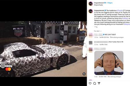 Toyota GT Concept aka Lexus LFR Erlkönig Prototyp Goodwood Festival of Speed