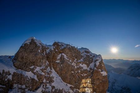 Gut zwei Wochen lang war der Gipfel nackt. 
