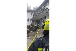 Feuerwehr bei Küchenbrand im Einsatz