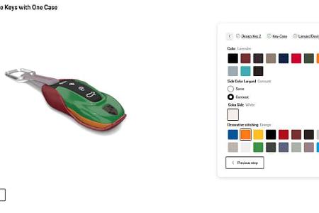 Porsche Cayenne Electric Autoschlüssel Konfigurator