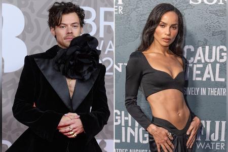 Harry Styles und Zoë Kravitz spazieren händchenhaltend durch Rom