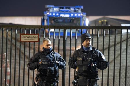 Die Polizei wappnete sich mit einem Großaufgebot für die Proteste.