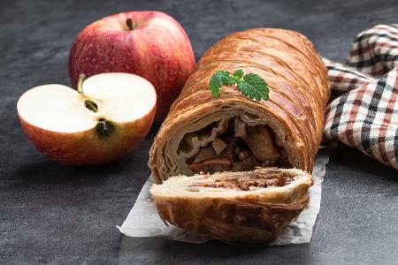 Knuspriger Bratapfelstrudel für die Winterzeit