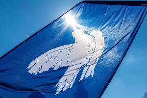 Der Wunsch nach Frieden im Krieg zwischen Russland und der Ukraine kommt von vielen Seiten - doch über den Weg dahin gibt es sehr unterschiedliche Vorstellungen. (Archivbild)