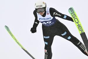Skispringen: Reisch Fünfte in Falun - Prevc knackt Maruyama