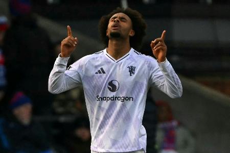 Seltenes Zirkzee-Tor: ManUnited gewinnt bei Crystal Palace