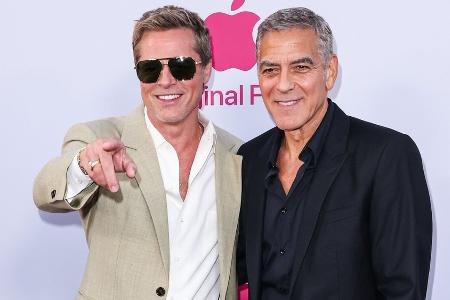 Streit um Rolle: Damit hat Brad Pitt George Clooney richtig verärgert