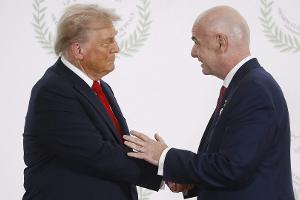 US-Präsident Trump bei WM-Auslosung