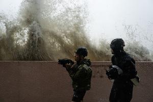 Der Taifun "Ragasa" im September war einer der schwersten Stürme der zu Ende gegangenen Wirbelsturmsaison. In Hongkong richtete er Schäden an. (Archivbild)