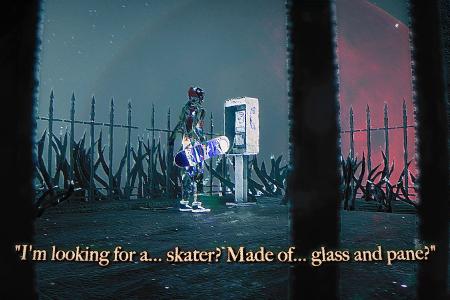 Skate Story (Sam Eng/Devolver Digital; 8. Dezember; PC, PS5, Switch 2)